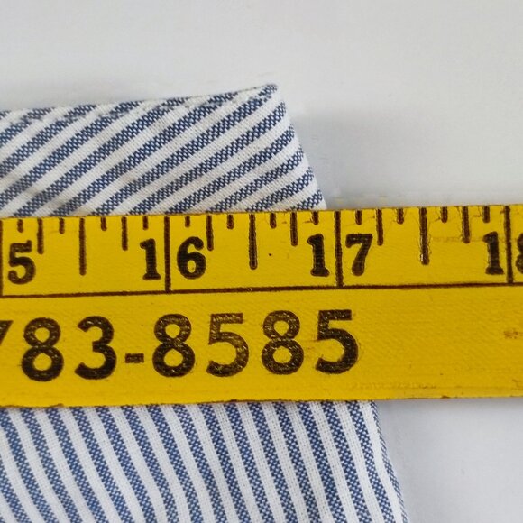 Tommy Hilfiger Capri short summer lightweight white & navy blue stripes size 10 - Picture 9 of 11